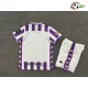 Camisa Real Valladolid Qualidade AAA Local 2025/26 Infantil com Patch da La Liga Roxo/Branco Camisa Real Valladolid Qualidade AAA Local 2025/26 Infantil com Patch da La Liga Roxo/Branco