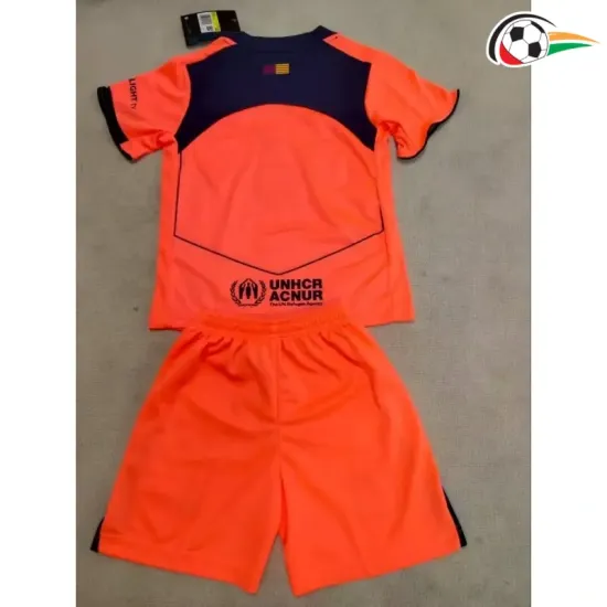 Equipacione Barcelona Futebol Terceiro Kit 2025/26 Niños Laranja