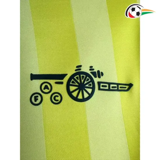 Camisa Arsenal Futebol Visitante 1983/86 Vintage Amarelo