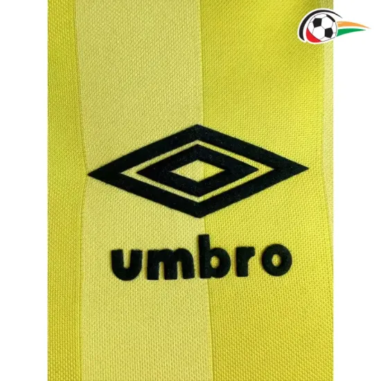 Camisa Arsenal Futebol Visitante 1983/86 Vintage Amarelo