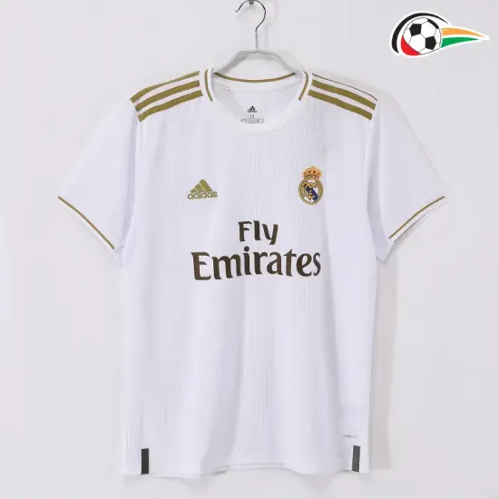 Camiseta Real Madrid Replicas Home 2019/20 Classicas Branco Camiseta Real Madrid Replicas Home 2019/20 Classicas Branco