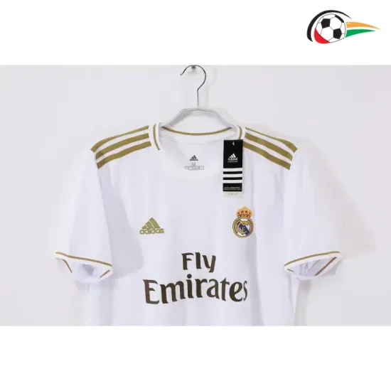Camiseta Real Madrid Replicas Home 2019/20 Classicas Branco Camiseta Real Madrid Replicas Home 2019/20 Classicas Branco