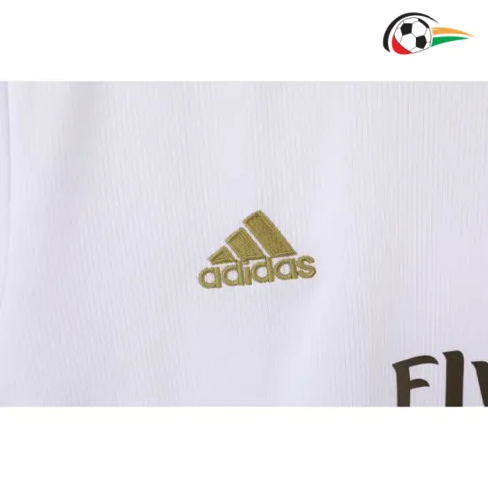 Camiseta Real Madrid Replicas Home 2019/20 Classicas Branco Camiseta Real Madrid Replicas Home 2019/20 Classicas Branco