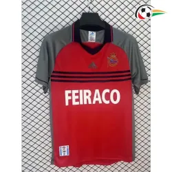 Deportivo de La Coruña Camiseta Qualidade Premium Thrid 1999/00 Classicas Vermelho/Cinza