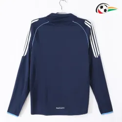 Equipacione Real Madrid Baratas Away 2005/06 Retro Classicas ML Azul Marino