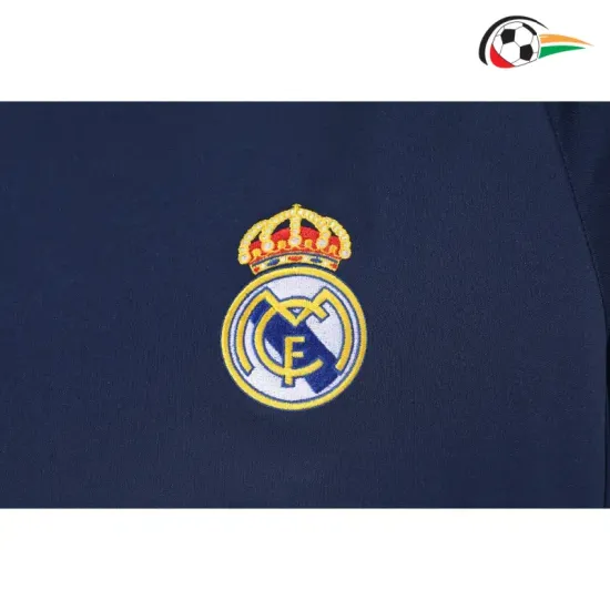 Equipacione Real Madrid Baratas Away 2005/06 Retro Classicas ML Azul Marino Equipacione Real Madrid Baratas Away 2005/06 Retro Classicas ML Azul Marino
