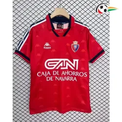 Osasuna Camisola Qualidade TAILANDESA Home Primeiro Kit 1996/97 Retro Vermelho