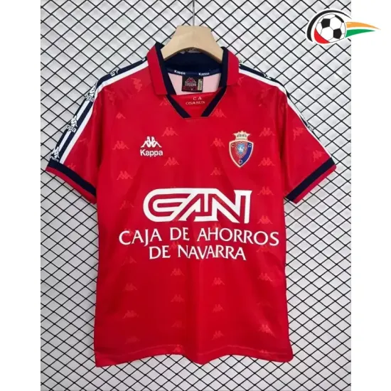 Osasuna Camisola Qualidade TAILANDESA Home Primeiro Kit 1996/97 Retro Vermelho Osasuna Camisola Qualidade TAILANDESA Home Primeiro Kit 1996/97 Retro Vermelho