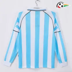 Camisa Argentina Home 1996 Retrô ML Azul/Branco