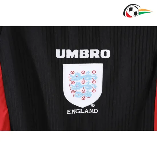 Camisa Inglaterra Thrid 1998 Retrô Preto Camisa Inglaterra Thrid 1998 Retrô Preto