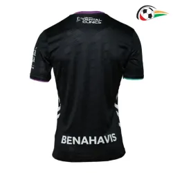Camisa Málaga CF Away 2025/2026 com Patch da La Liga Preto