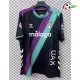 Camisa Málaga CF Away 2025/2026 com Patch da La Liga Preto Camisa Málaga CF Away 2025/2026 com Patch da La Liga Preto