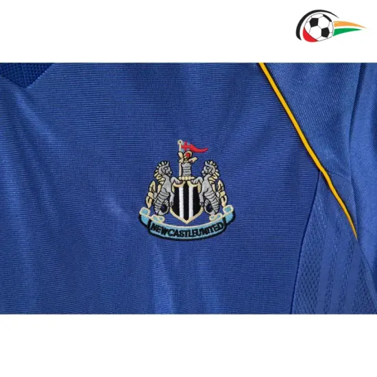 Camisa Newcastle United Away 1998/00 Retrô Azul Camisa Newcastle United Away 1998/00 Retrô Azul