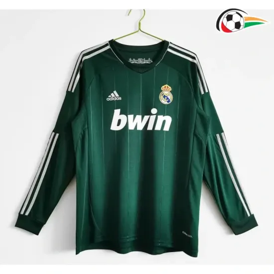 Camisa Real Madrid Thrid 2012/13 Retrô ML Verde Camisa Real Madrid Thrid 2012/13 Retrô ML Verde