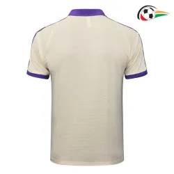 Polo Real Madrid 2025/2026 Bege/Roxo