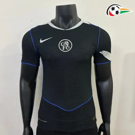Camisa Chelsea Thrid 2025/2026 Versão Jogador Preto Camisa Chelsea Thrid 2025/2026 Versão Jogador Preto