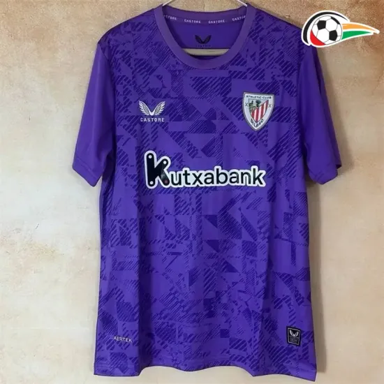 Camisa do Guarda-Redes Athletic de Bilbao 2025/2026 Roxo Camisa do Guarda-Redes Athletic de Bilbao 2025/2026 Roxo