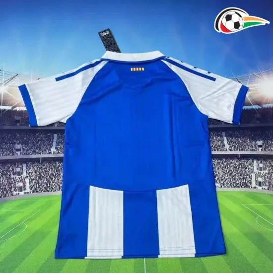 Camisa Espanyol Home 2025/2026 Azul/Branco Camisa Espanyol Home 2025/2026 Azul/Branco