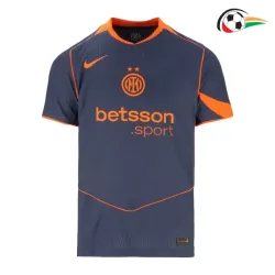 Camisa Inter de Milan Thrid 2025/2026 Cinza/Laranja
