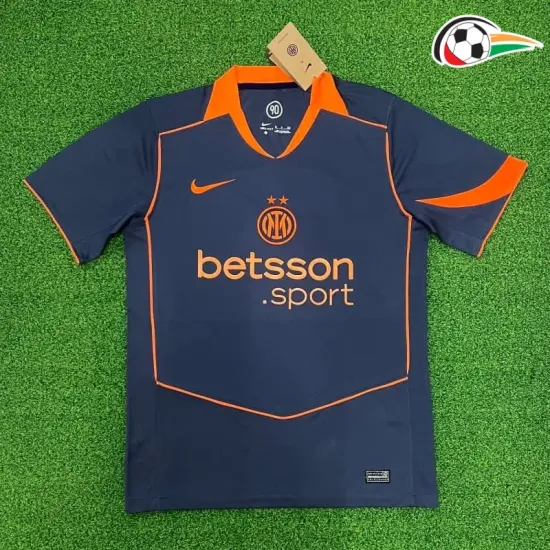 Camisa Inter de Milan Thrid 2025/2026 Cinza/Laranja Camisa Inter de Milan Thrid 2025/2026 Cinza/Laranja