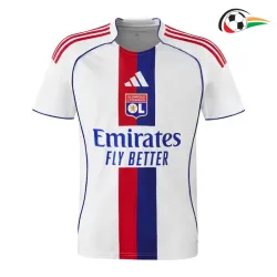 Camisa Olympique De Lyon Home 2025/2026 Branco