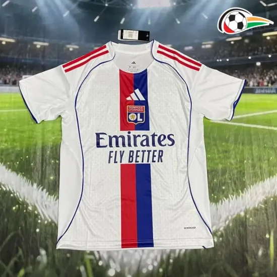 Camisa Olympique De Lyon Home 2025/2026 Branco