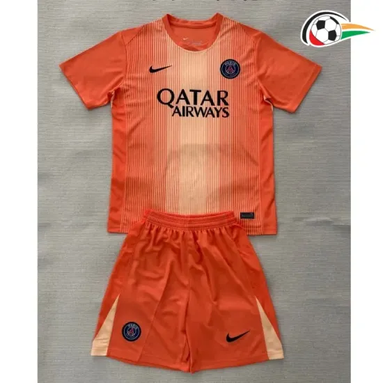 Camisa do Guarda-Redes PSG 2025/2026 Infantil Laranja