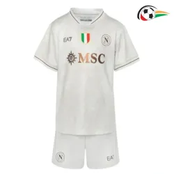 Camisa Napoli Reserva 2025/2026 Infantil Branco