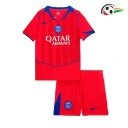 Camisa PSG Third 2025/2026 Infantil Vermelho