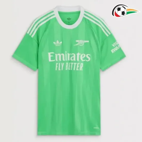 Camisa do Guarda-Redes Arsenal 2025/2026 Verde/Branco