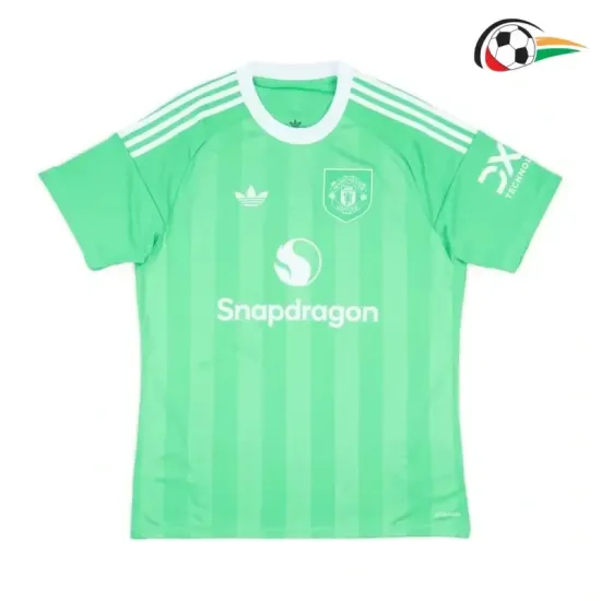 Camisa do Guarda-Redes Manchester United 2025/2026 Verde/Branco