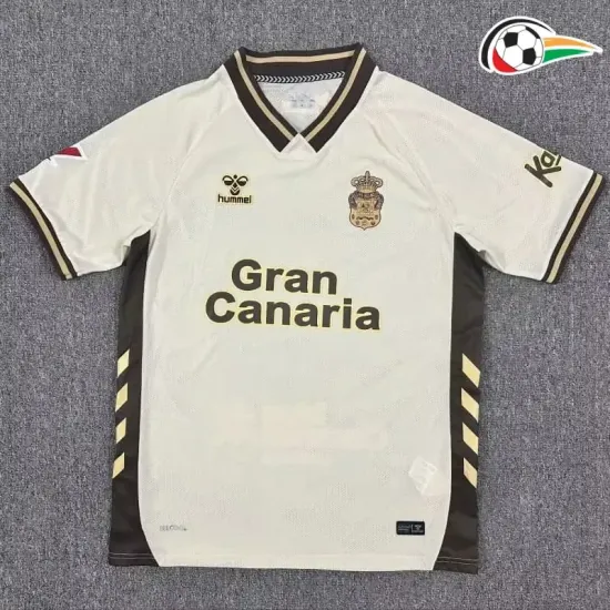 Camisa Las Palmas Third 2025/2026 com Patch da La Liga Bege