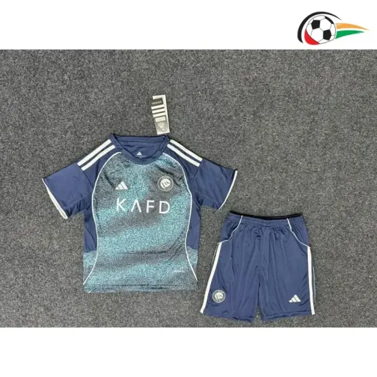 Camisa Al Nassr Reserva 2025/2026 Infantil Azul