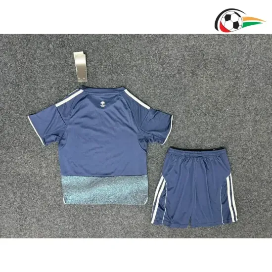 Camisa Al Nassr Reserva 2025/2026 Infantil Azul