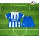 Camisa Brighton Titular 2025/2026 Infantil Azul/Branco