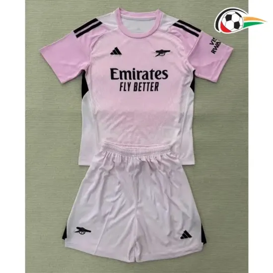 Camisa do Guarda-Redes Arsenal 2025/2026 Infantil Rosa