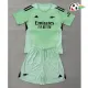 Camisa do Guarda-Redes Arsenal 2025/2026 Infantil Verde Claro/Preto