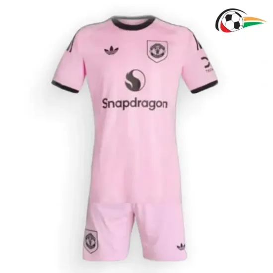 Camisa do Guarda-Redes Manchester United 2025/2026 Infantil Rosa
