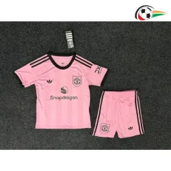 Camisa do Guarda-Redes Manchester United 2025/2026 Infantil Rosa
