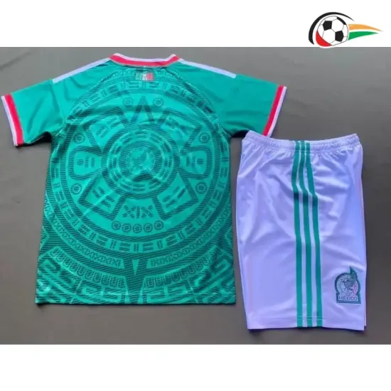 Camisa México Titular 2026 Infantil Verde