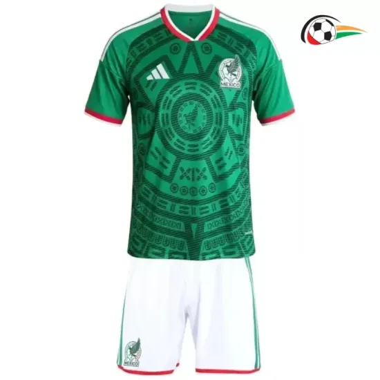 Camisa México Titular 2026 Infantil Verde