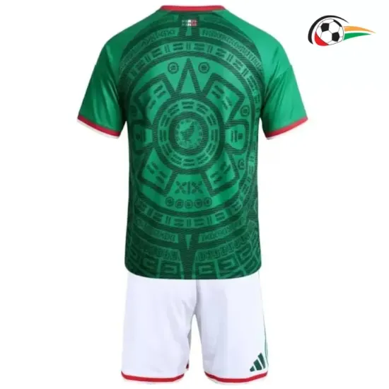 Camisa México Titular 2026 Infantil Verde