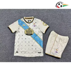 Camisa La Coruña Third 2025/26 Infantil com Patch da La Liga Branco