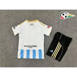 Camisa Real Oviedo Third 2025/26 Infantil com Patch da La Liga Azul/Branco