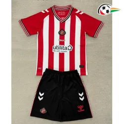 Camisa Sunderland AFC Titular 2025/2026 Infantil Vermelho/Branco