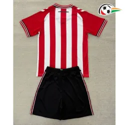 Camisa Sunderland AFC Titular 2025/2026 Infantil Vermelho/Branco