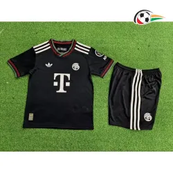 Camisa Bayern Múnich Thrid 2025/26 Infantil Versão Jogador Preto