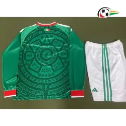 Camisa México Home 2025/26 Infantil ML Verde