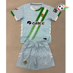 Camisa Real Betis Away 2025/26 Infantil com Patch da La Liga Azul Claro