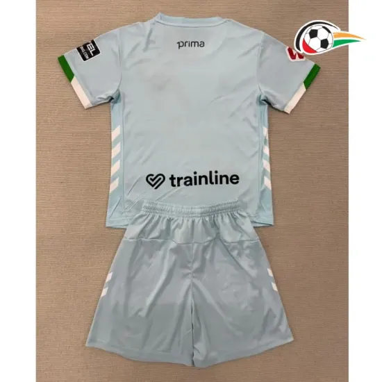 Camisa Real Betis Away 2025/26 Infantil com Patch da La Liga Azul Claro